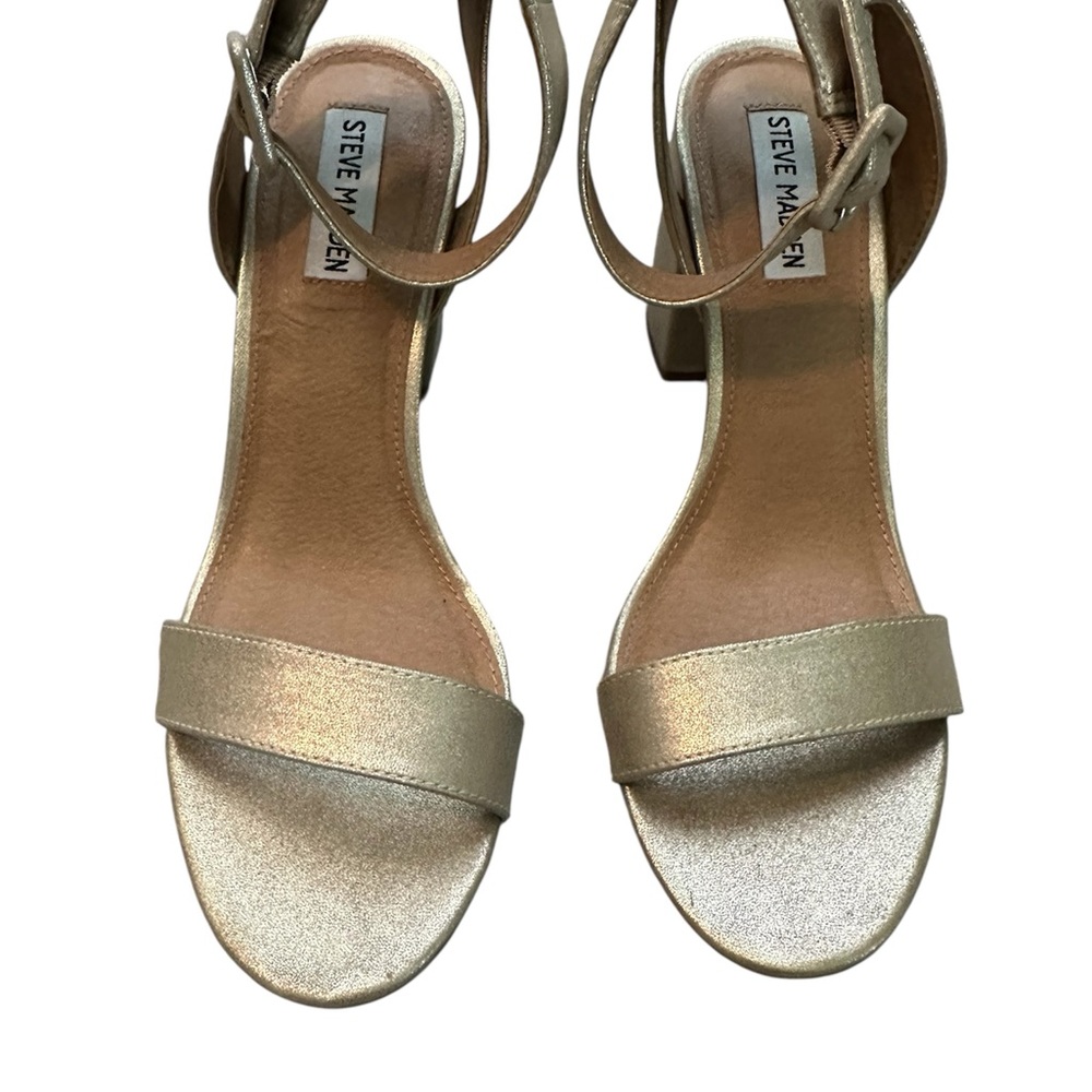 Steve Madden Metallic Gold Heels